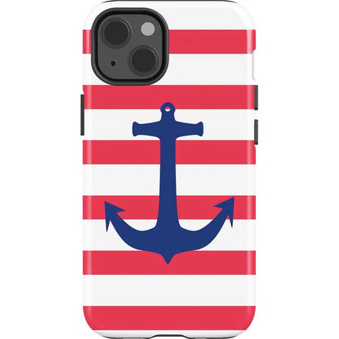 Nautical Stripes iPhone 15 Impact Case