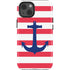 Nautical Stripes iPhone 15 Impact Case
