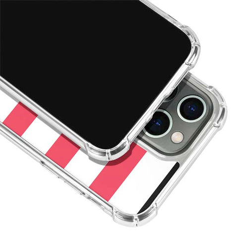 Nautical Stripes iPhone 14 Pro Clear Case