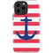 Nautical Stripes iPhone 14 Pro Max Impact Case