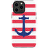 Nautical Stripes iPhone 14 Pro Max Impact Case