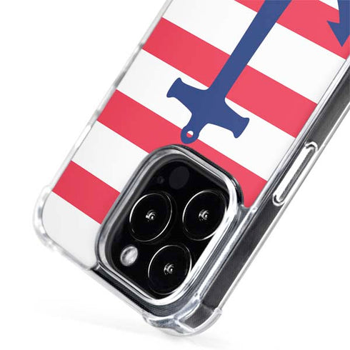 Nautical Stripes iPhone 15 Pro Max MagSafe Case