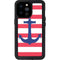 Nautical Stripes iPhone 14 Pro Max Waterproof Case