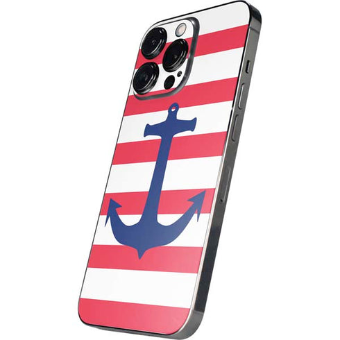 Nautical Stripes iPhone 15 Pro Skin