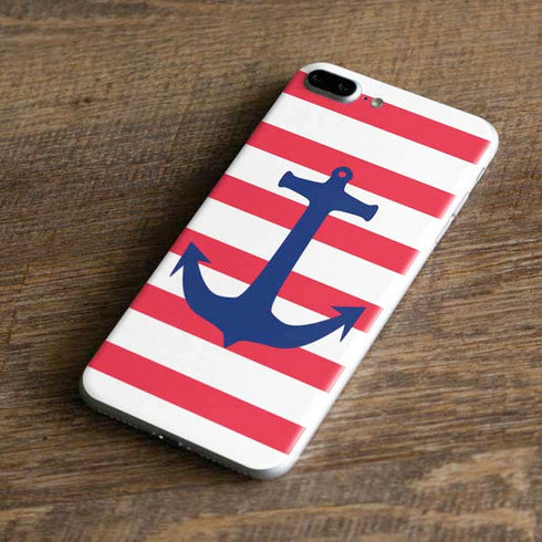 Nautical Stripes iPhone 7 Plus Skin