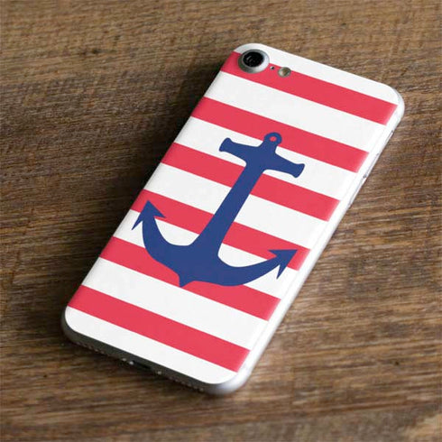 Nautical Stripes iPhone 8 Skin