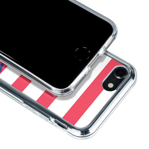 Nautical Stripes iPhone SE (2nd & 3rd Gen) Clear Case