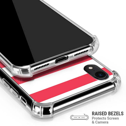 Nautical Stripes iPhone XR Clear Case