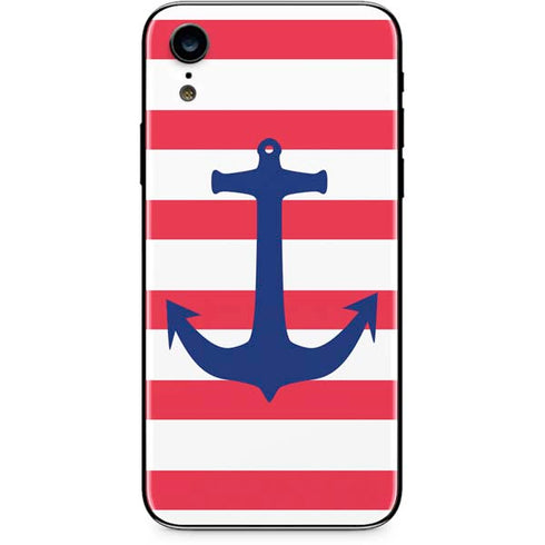 Nautical Stripes iPhone XR Skin