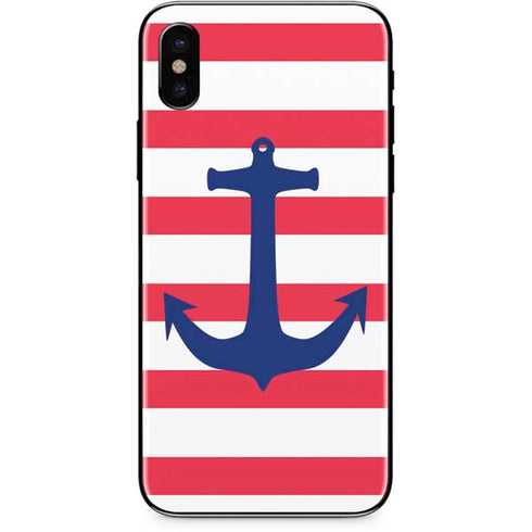 Nautical Stripes iPhone XS Skin