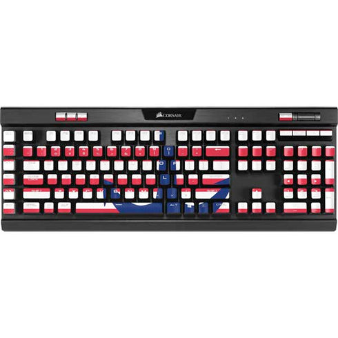 Nautical Stripes K95 RGB PLATINUM Mechanical Gaming Keyboard Skin