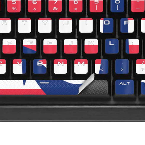 Nautical Stripes K95 RGB PLATINUM Mechanical Gaming Keyboard Skin