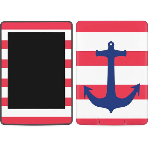 Nautical Stripes Amazon Kindle Skin