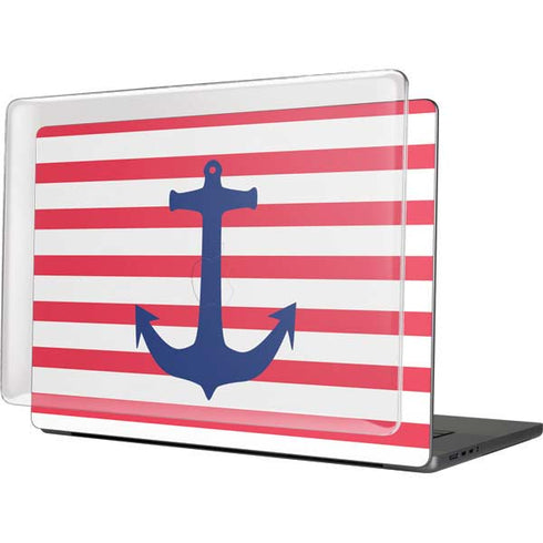 Nautical Stripes MacBook Pro 16in (2021-25) Case plus Skin