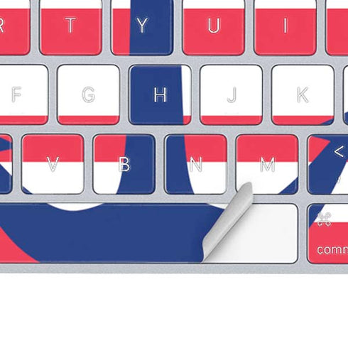 Nautical Stripes Magic Keyboard Skin