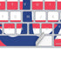 Nautical Stripes Magic Keyboard Skin