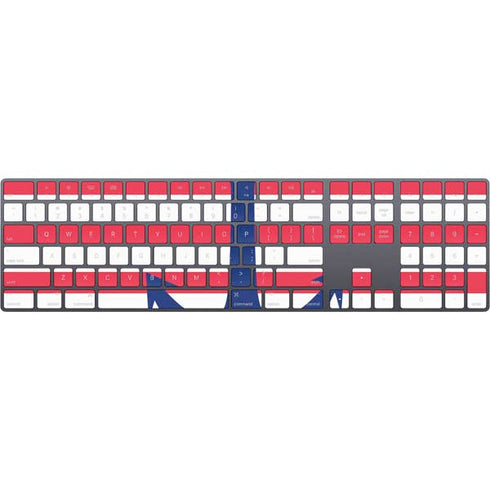 Nautical Stripes Magic Keyboard with Numeric Keypad Skin