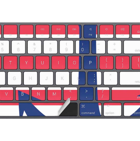 Nautical Stripes Magic Keyboard with Numeric Keypad Skin