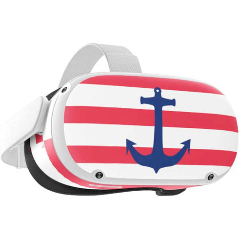 Nautical Stripes Oculus Quest 2 Skin