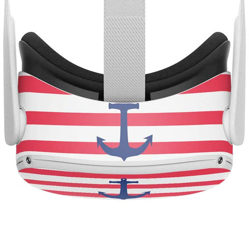 Nautical Stripes Oculus Quest 2 Skin