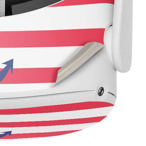 Nautical Stripes Oculus Quest 2 Skin