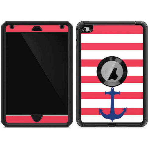 Nautical Stripes Otterbox Defender iPad Skin