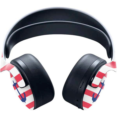 Nautical Stripes PULSE 3D Wireless Headset for PS5 Skin