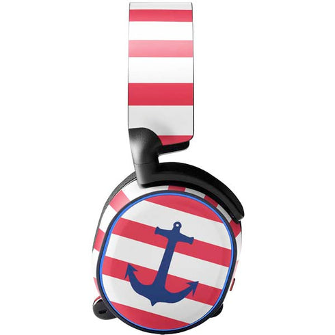 Nautical Stripes SteelSeries Arctis 5 Skin