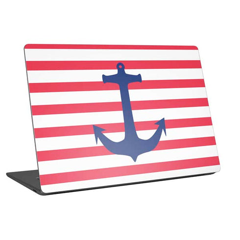 Nautical Stripes Universal Laptop 16in (13 x 9.4in) Skin