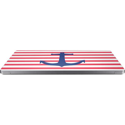 Nautical Stripes Universal Laptop 17in (13.8 x 10in) Skin