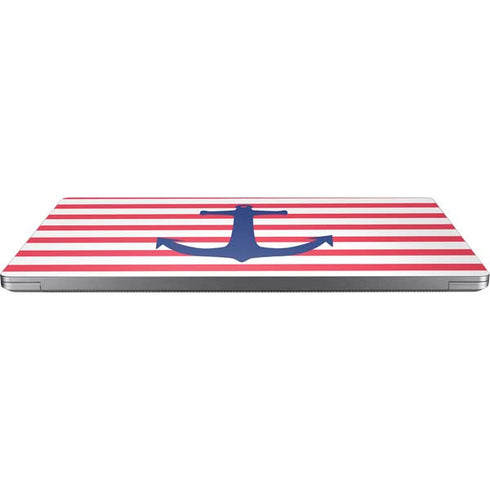 Nautical Stripes Universal Laptop 18in (14.6 x 10.6in) Skin