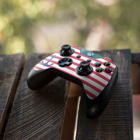 Nautical Stripes Xbox One Controller Skin