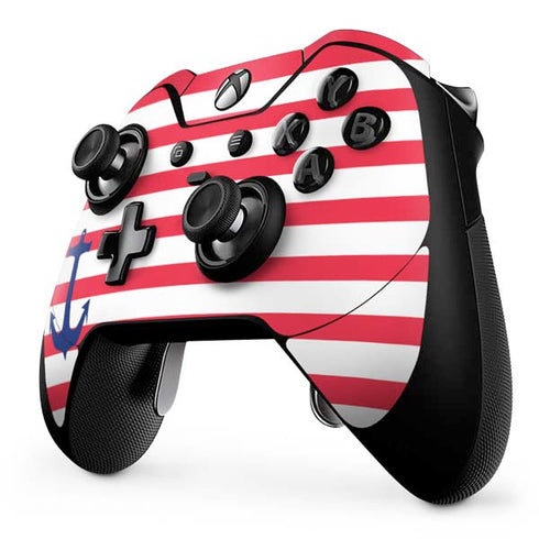 Nautical Stripes Xbox One Elite Controller Skin