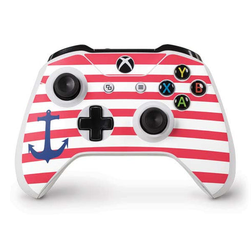 Nautical Stripes Xbox One S Controller Skin
