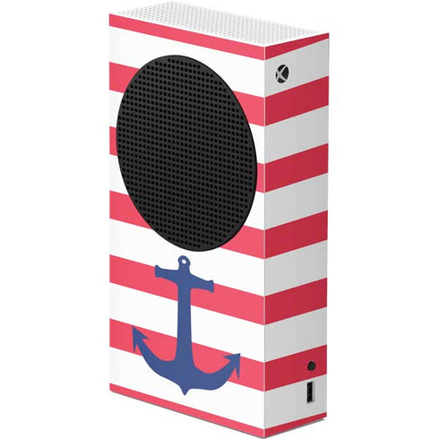 Nautical Stripes Xbox Series S Console Skin
