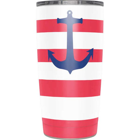 Nautical Stripes Yeti 20oz Tumbler Skin