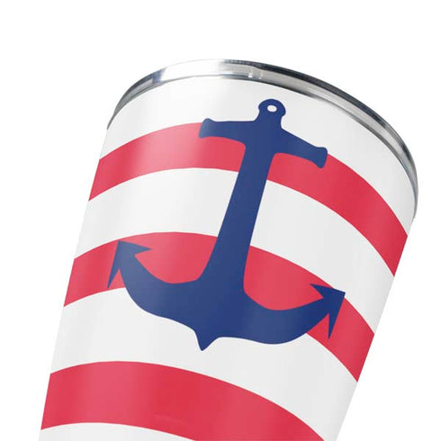 Nautical Stripes Yeti 20oz Tumbler Skin