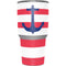 Nautical Stripes Yeti 30oz Rambler Tumbler Skin