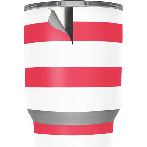 Nautical Stripes Yeti 30oz Rambler Tumbler Skin