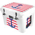 Nautical Stripes YETI Tundra 35 Hard Cooler Skin