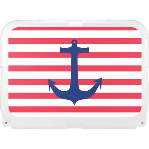 Nautical Stripes YETI Tundra 35 Hard Cooler Skin