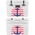 Nautical Stripes YETI Tundra 35 Hard Cooler Skin