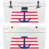 Nautical Stripes YETI Tundra 65 Hard Cooler Skin