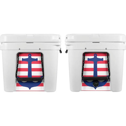 Nautical Stripes YETI Tundra 65 Hard Cooler Skin