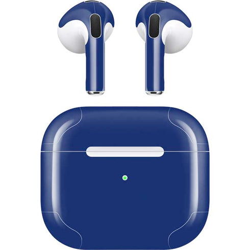 Navy Blue Solid Apple AirPods (3rd Gen 2021) Skin