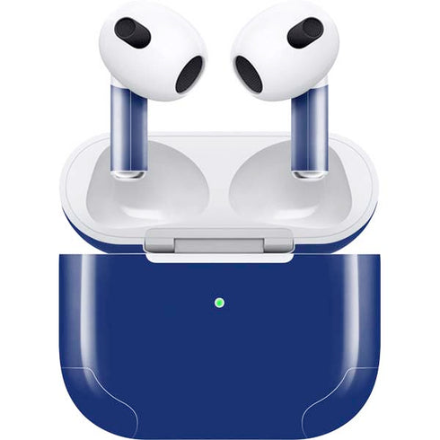 Navy Blue Solid Apple AirPods (3rd Gen 2021) Skin