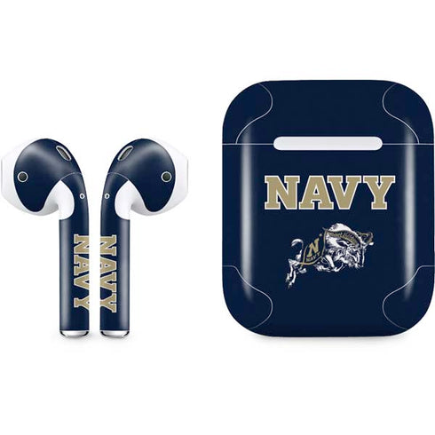 United States Naval Academy Navy Logo Apple AirPods Skin