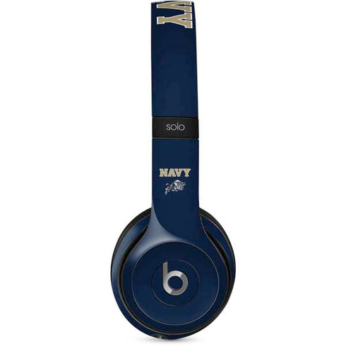 United States Naval Academy Navy Logo Beats Solo 2 Wired Skin