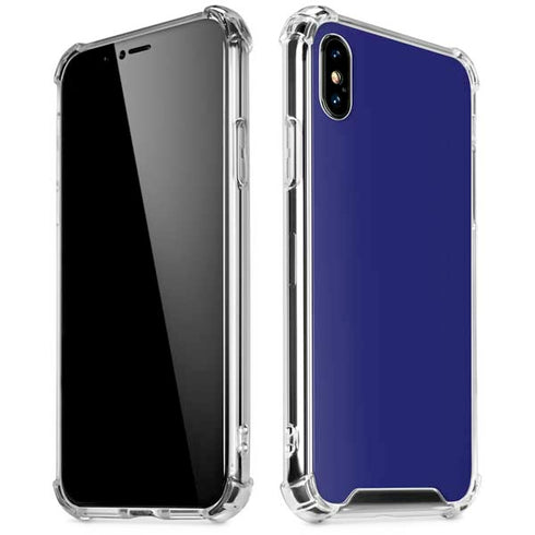 Navy iPhone XS Max Clear Case