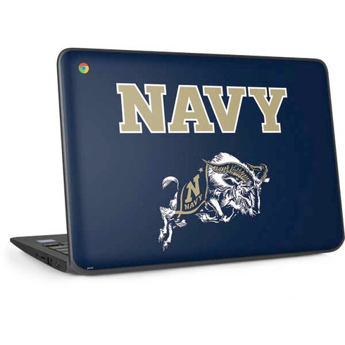 United States Naval Academy Navy Logo HP Chromebook Skin